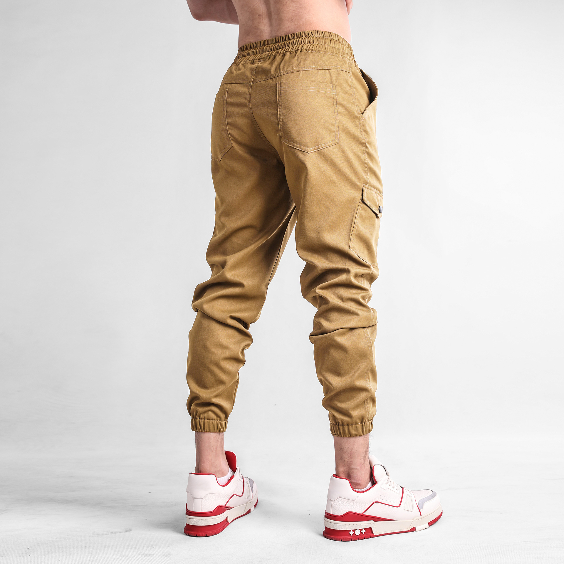El comercio exterior de tamaño Europeo pantalones de chándal de los hombres al aire libre desgaste de moda marca herramientas de tobillo-longitud Pantalones deportivos de primavera y otoño casual Nuevo