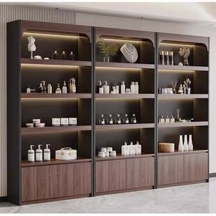 Product Display Cabinet Supermarket Stationery Store Beauty Salon Cosmetics Display Skin Care Pet Sample Tobacco and Wine Storage Shelves