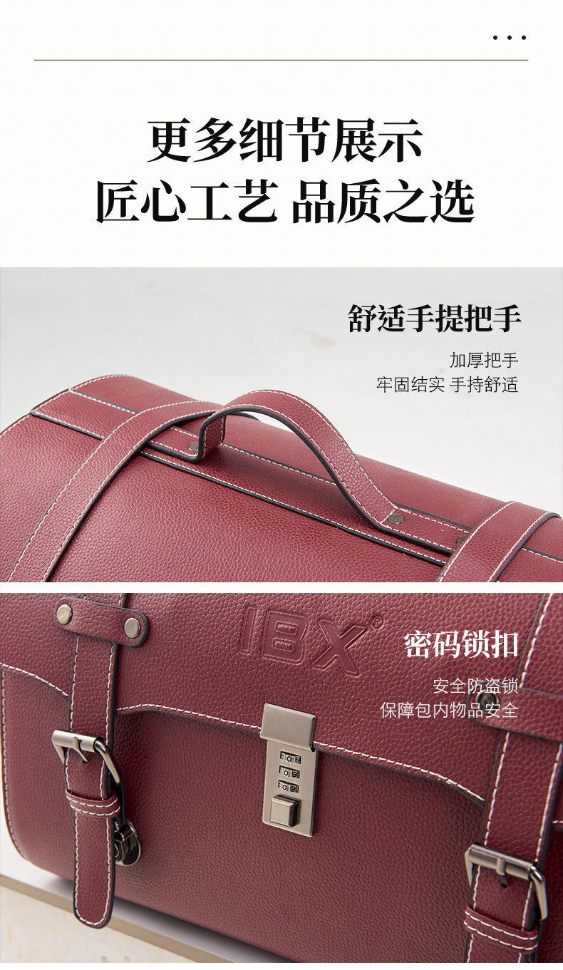 Motorcycle Universal Tail Bag, New Model Scooter Trunk Bag, Rear Trunk Storage Waterproof Leather Hanging Bag