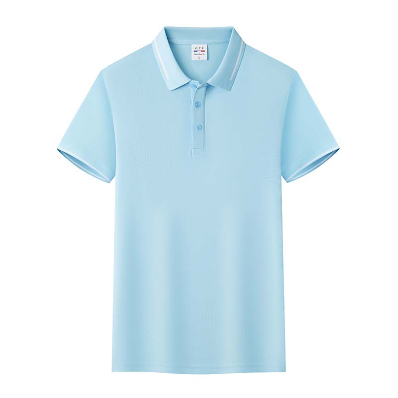 Trajes de trabajo de mangas cortas con solapa logotipo de verano de negocios polo camisetas de trabajo de la empresa de ropa de grupo camisetas de mangas cortas