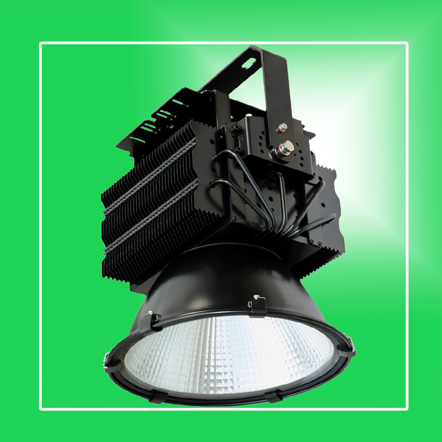 ��Ƭͭ��ɢ��1000W����LEDͶ��Ƹ߶�������LED���