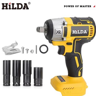 Brushless Electric Wrench Household Fastening Screw Accessories Scaffolding Lithium Electric Wrench Set