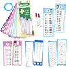 Specification:Addition: 15 cards + 2 pens + 1 circle buckle