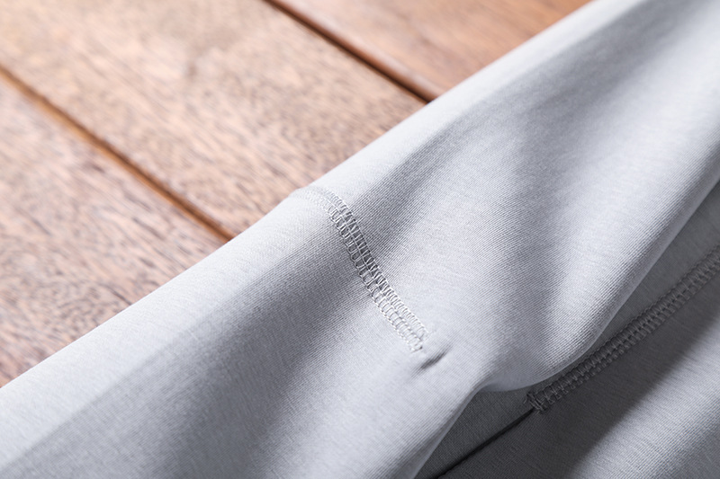 felpa con strato d'aria in ammoniaca liquida di alta qualità primavera e autunno uomo e donna coppia stile moda taglio verticale 3D tinta unita_voghion.com