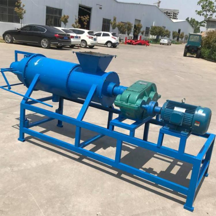 Aparato de separación totalmente automático especial para granja de acero inoxidable con deshidratación sólido-líquido de tambor de filtro