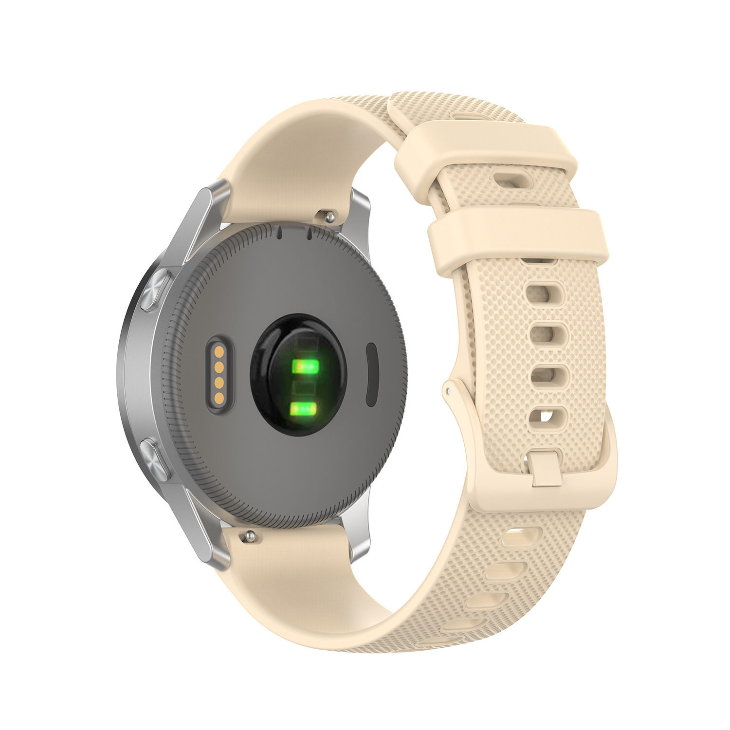Adecuado para jiaming vivoactive5 pequeña correa de silicona a cuadros Venu3/2/2S/venu3s Huawei textura