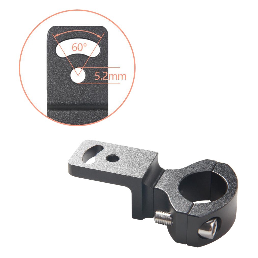 Motocicleta LED faro fijo ESTANTE Accesorios tg82 coche eléctrico clip lámpara de aleación Aluminio abrazadera tubo