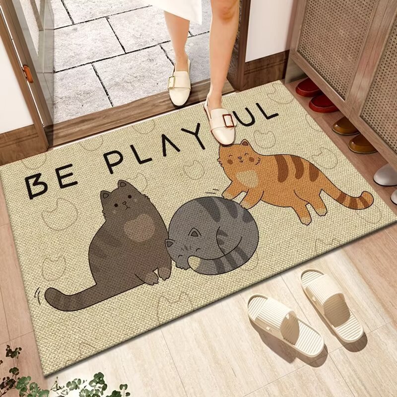 린넨 흡수성 바닥 매트 11