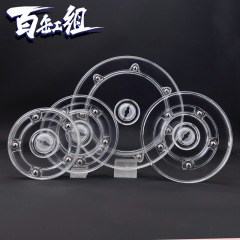 現物供給2インチ2.5インチ3インチ3.5インチ4インチアクリル回転盤プラスチック回転盤PS展示回転盤