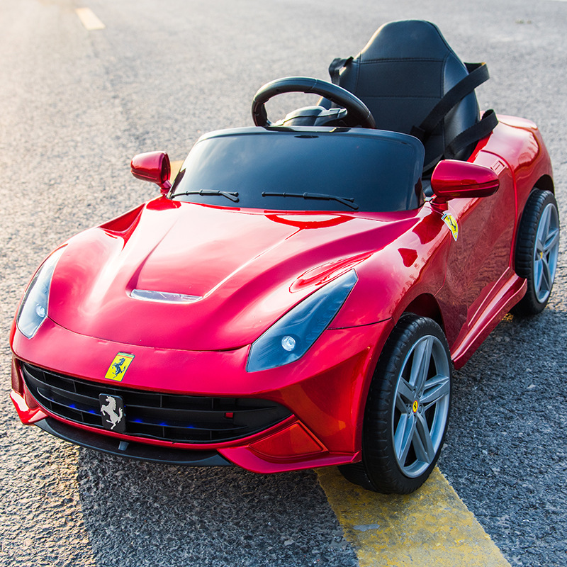 vehículo eléctrico transfronterizo para niños de cuatro ruedas de dos tracciones, coche de juguete de control remoto para hombres y mujeres, sonido Bluetooth