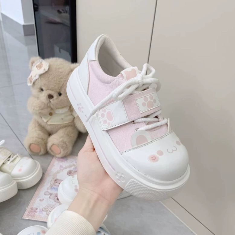 Кроссовки холщовые (Porter) женские, чабби college lolita стиль, размеры 35–40