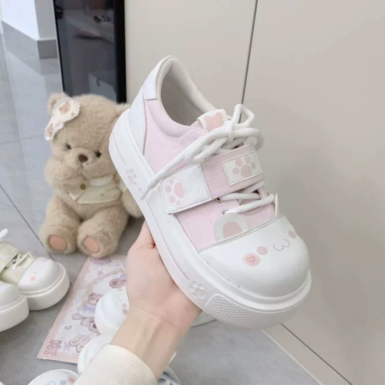 Кроссовки холщовые (Porter) женские, чабби college lolita стиль, размеры 35–40