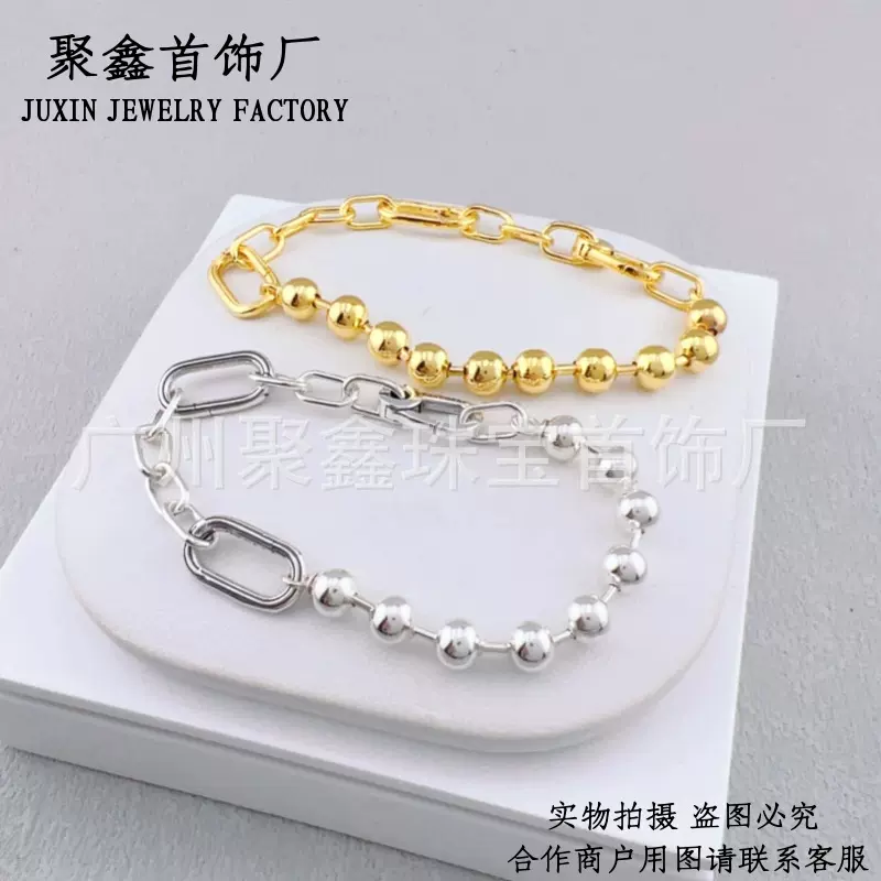 潘家多拉S925纯银手链新品ME系列珠珠纽带饰珠手链气质百搭手链女