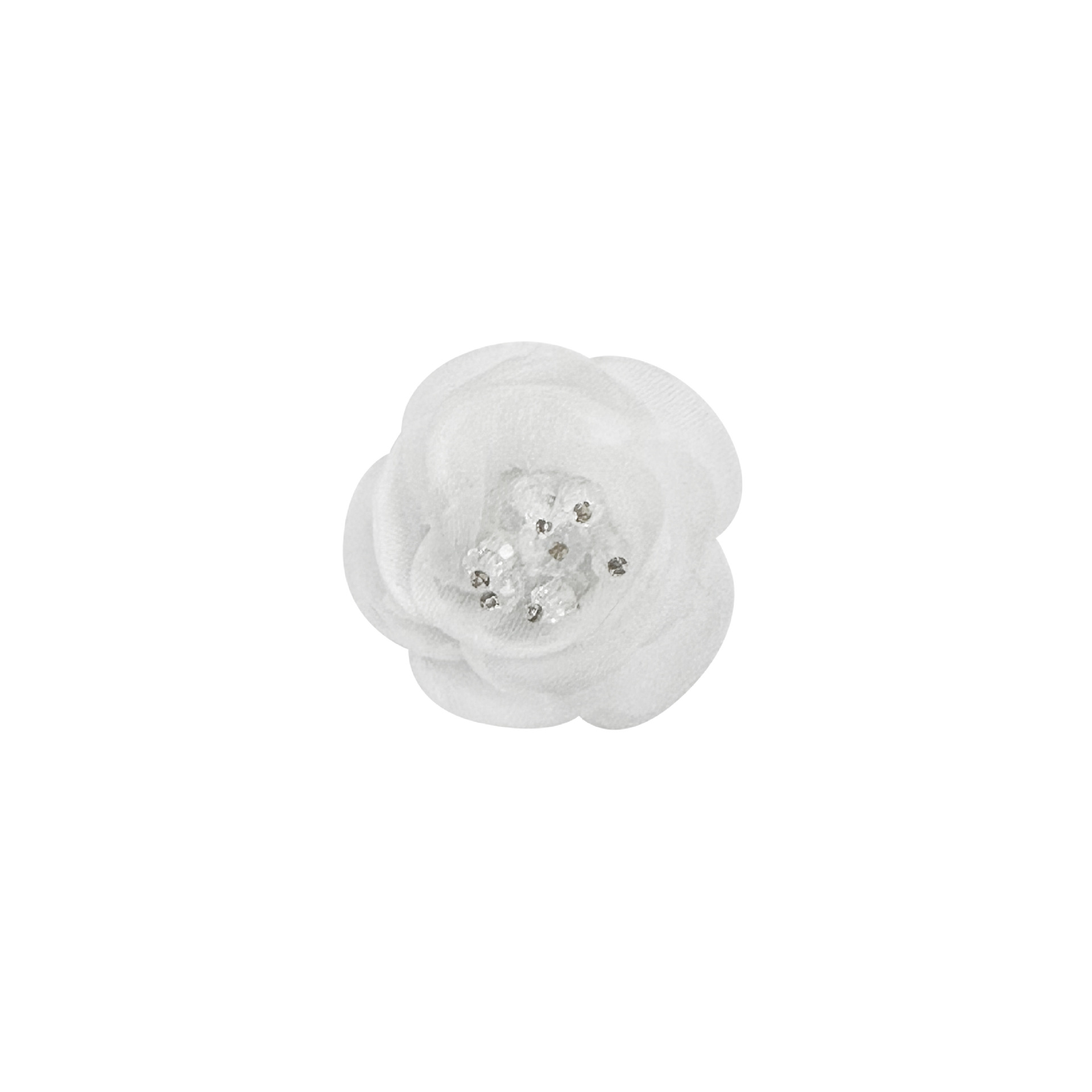 Adornos florales tridimensionales con incrustaciones de diamantes de imitación, decoraciones de moda versátiles multicolor, accesorios para el cabello hechos a mano, accesorios de vestir. image 10