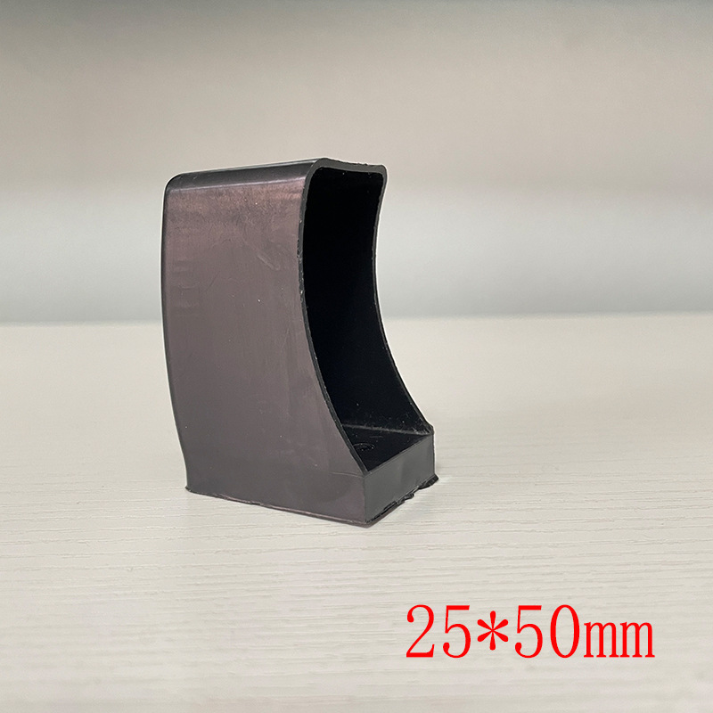 Pp material rectangular black 25*50mm