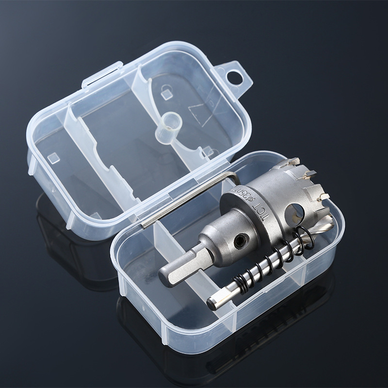 Alloy hole opener metal hole saw high-grade TCT hard alloy reamer stainless steel thick plate aluminum reaming drill bit