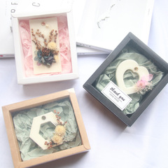 美沐兒 diy香薰蠟片包裝盒 香薰石膏掛牌禮品盒 透明抽屜包裝禮盒