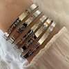 Bracelet, glossy set, European style, English, simple and elegant design