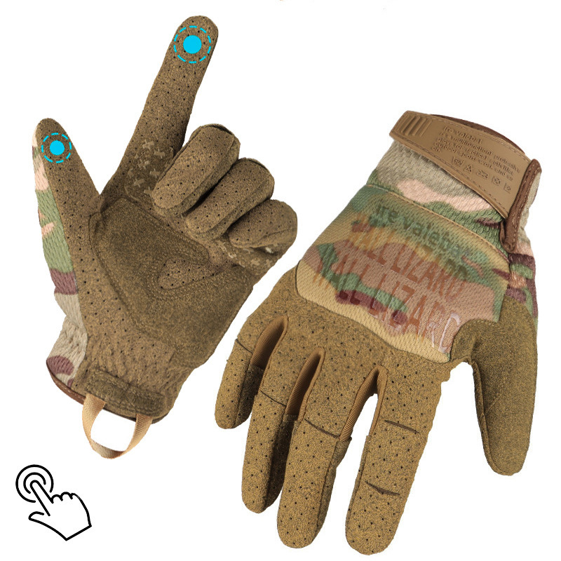 Cycling Gloves Sun Protection Breathable Five-finger Touchscreen_voghion.com