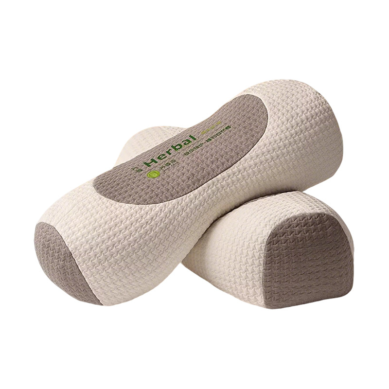 Almohada Cervical de Trigo Sarraceno y Artemisa de Algodón y Cáñamo, Asistencia al Sueño, para Cuello