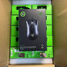 外贸热销正品雷炼狱蝰蛇精英版电脑 USB人体工学LOL有线游戏鼠标