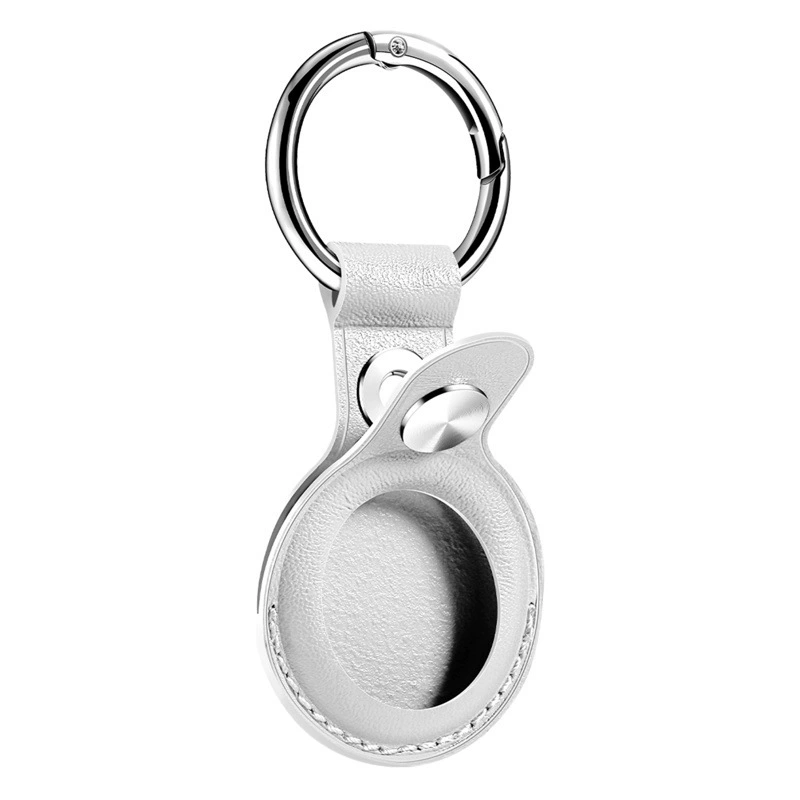 Подходит для Apple AirTag кожаный PU анти-потерянный локатор устройства брелок для домашних животных трекер кожаный защитный чехол