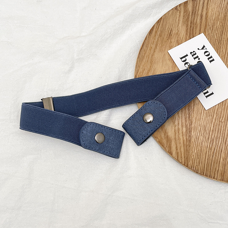 Cinturón invisible sin costuras pantalones perezosos elásticos cinturón de jeans pantalones de hombre de mujer cintura apretada artefacto Mujer