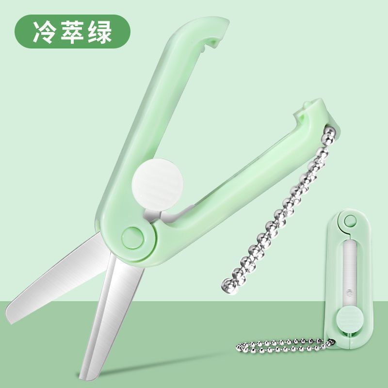 Jinda Rimei mini tijeras tijeras pequeñas hechas a mano tijeras retráctiles portátiles tijeras multifuncionales para papelería doméstica
