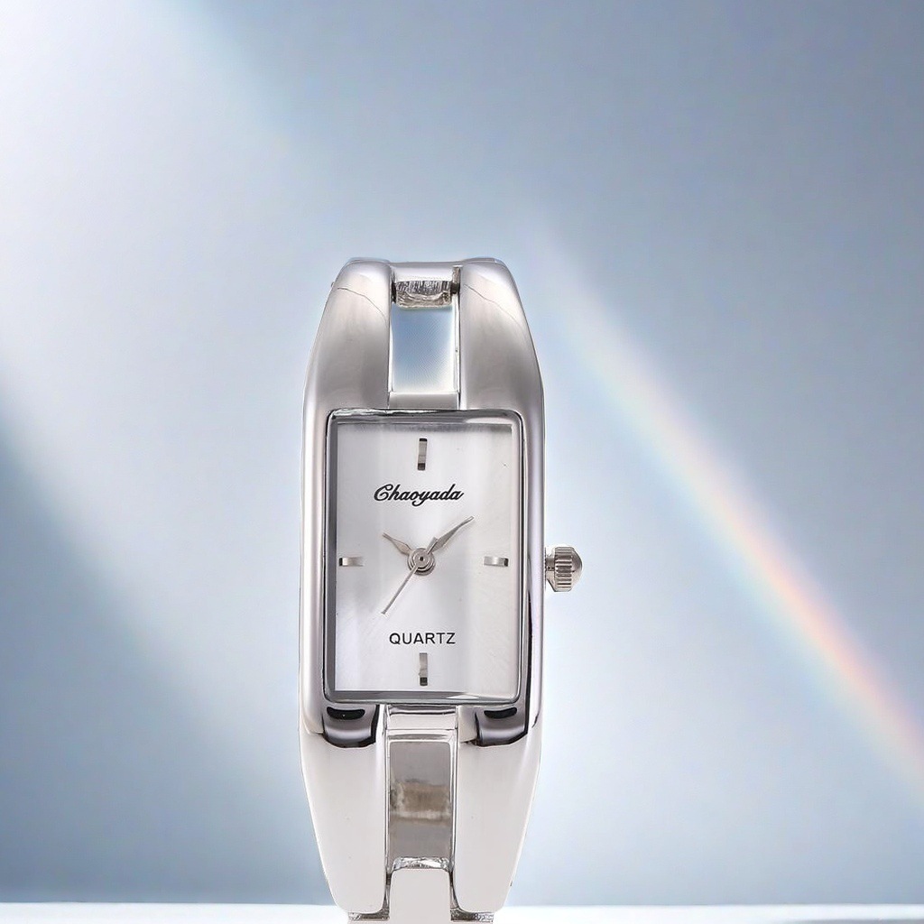 Rectangle Pattern Vintage Style Classic Style Rectangle Jewelry Buckle Alloy Strap Quartz Watch