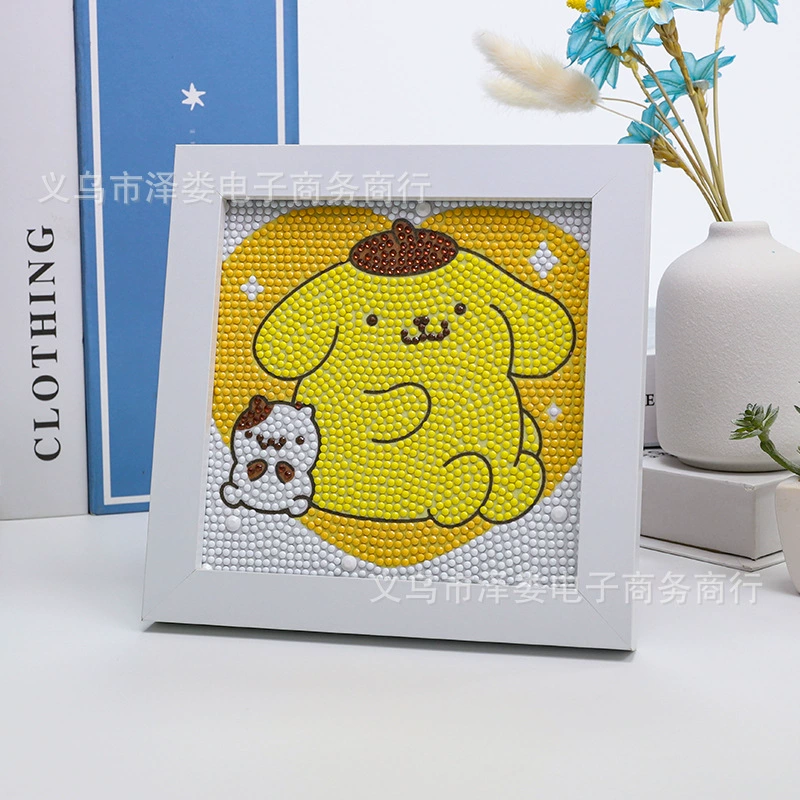 Набор для алмазной вышивки (Sanrio) Пикачу в раме, 17×17 см, комплект для полного стежка DIY