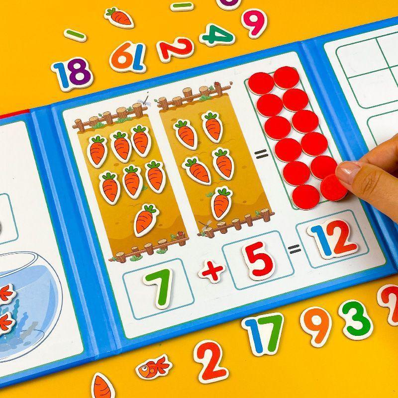 Kindergarten Magnetic Math Teaching Aids for Addition and Subtraction, Magnetic Enlightenment Teaching Aids for Children Within 20, Math Tools for Addition and Subtraction Kindergarten Magnetic Math Teaching Aids for Addition and Subtraction, Magnetic Enlightenment Teaching Aids for Children Within 20, Math Tools for Addition and Subtraction