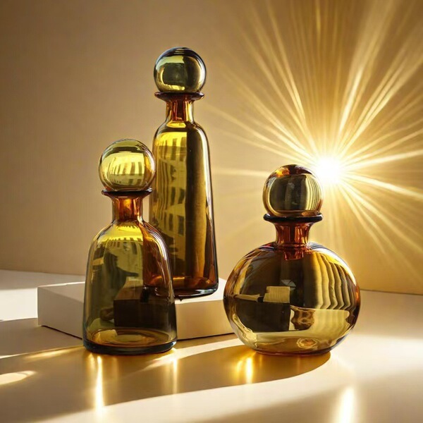 Nordic INS minimalist art light luxury transparent glass vase…