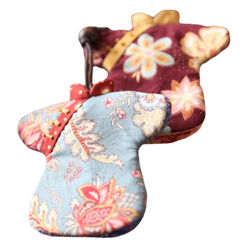 Bordado hecho a mano DIY bolsa de tela bolsa de material bolsa de patchwork cheongsam de producción creativa de suministro transfronterizo