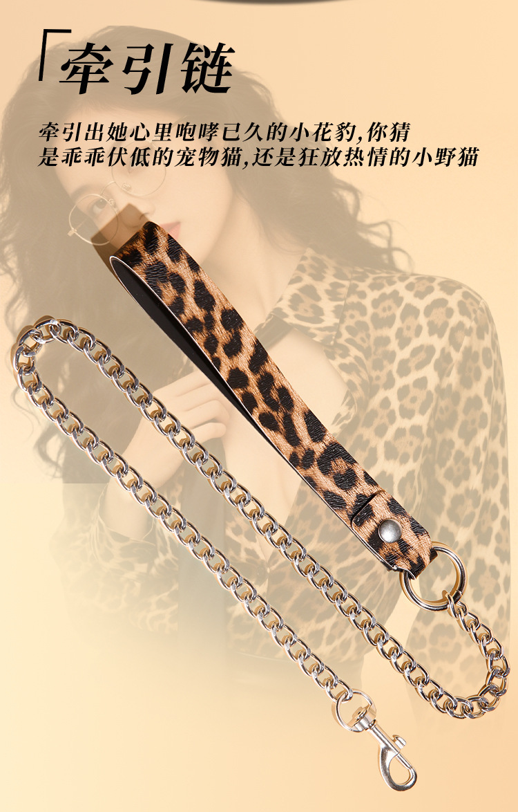 Jiuai SM Bonding Set with Handcuffs, Whip, Ball Gag and Nipple Clamps — detail image 5