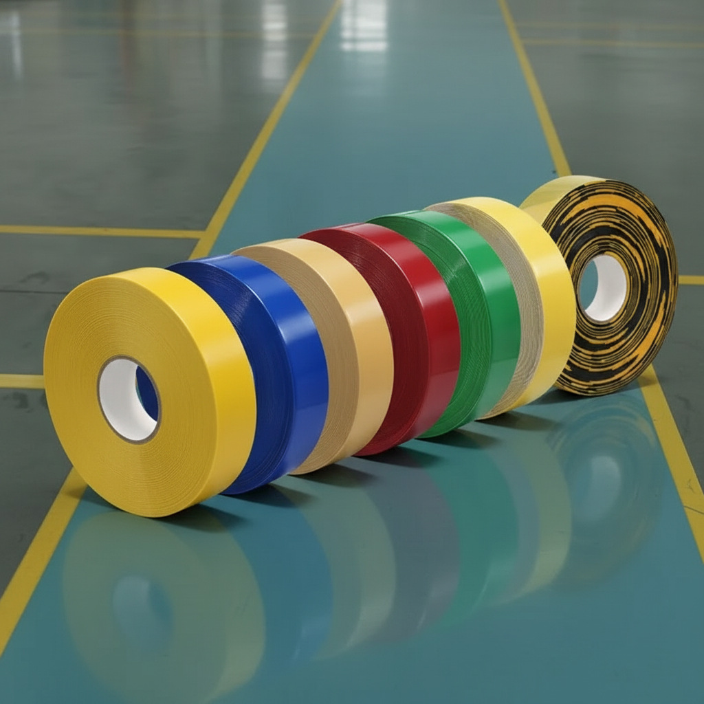 抗碾压磁条保护胶带AGV导航磁条保护带 带斜坡80mm黄色灰色保护带