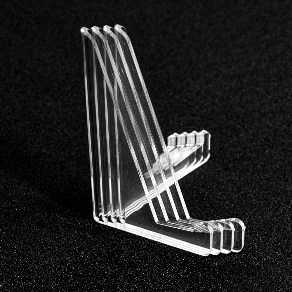 Ladrillo soporte pequeño triángulo transparente calificación Shell libro ladrillo fuerte magnético ladrillo fijo triángulo soporte al por mayor image 3