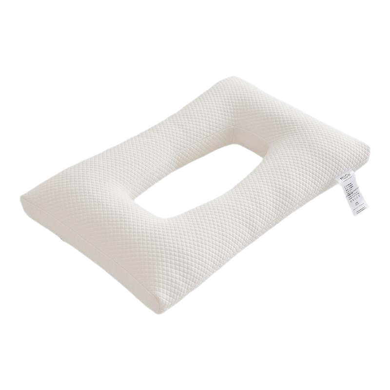 Almohada perforada para las orejas, almohada para los oídos, almohada para los oídos, salón de belleza para dormir de lado, columna cervical, almohada para dormir, un par de