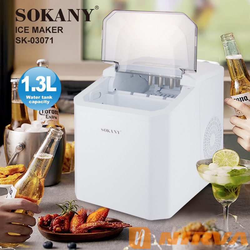 Sokany European Standard Ice Maker for Home Use in Summer, Ice Drink Maker, Fruit Milkshake Ice Maker, ICE MAKER
