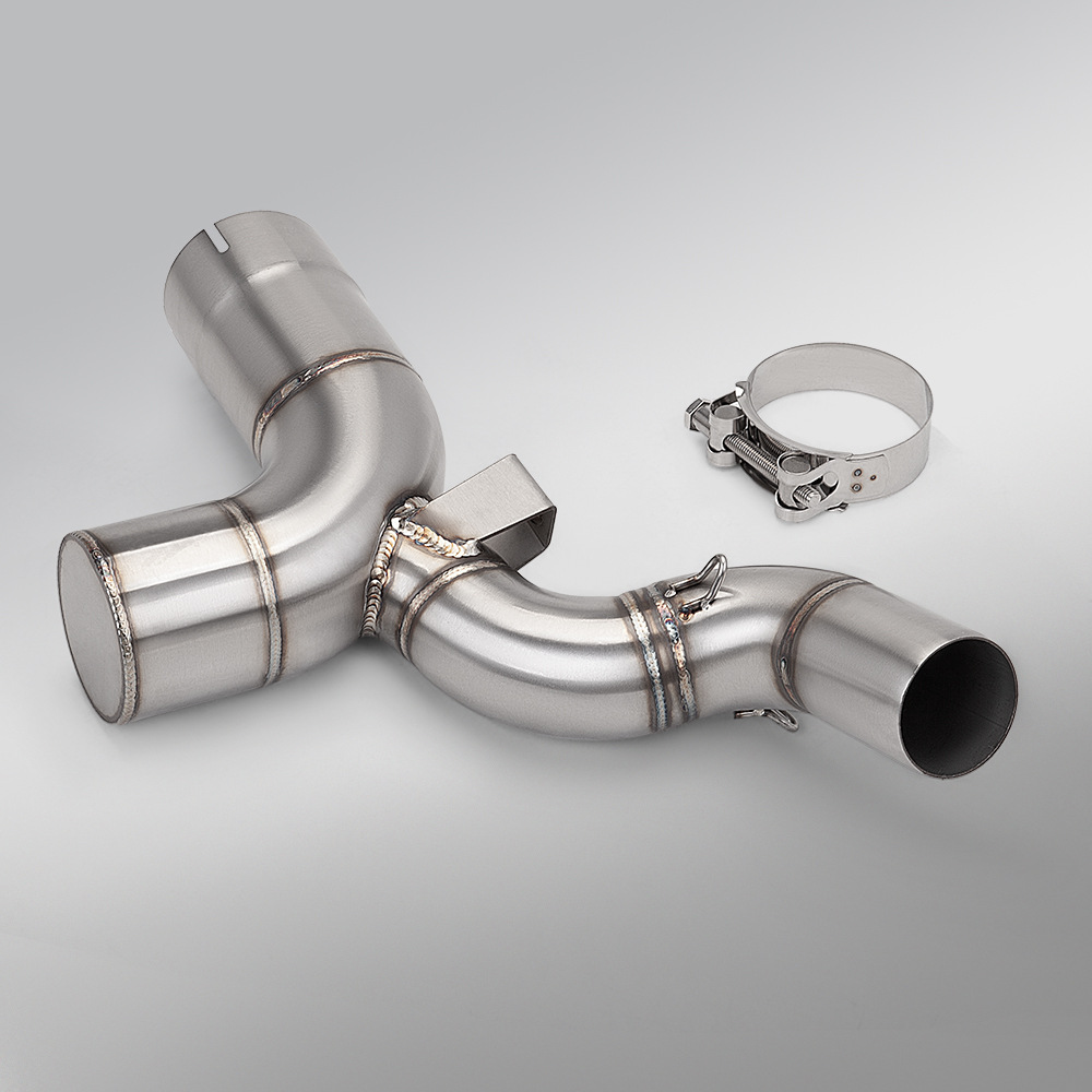 Motorcycle exhaust pipe suitable for DUKE125 250 390ADV stainless steel mid-section and tail-section silencer