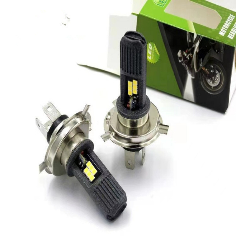 Lámpara de niebla LED faro LED luz de motocicleta de alto brillo H4 16W una sola garra de luz blanca