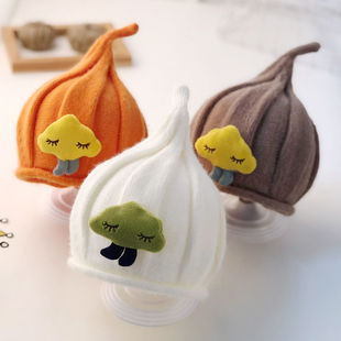 Baby hat autumn and winter baby wool hat boys and girls cute super cute scarf integrated warm children's plush hat