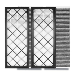 Suitable for Tesla Model Y, 4-piece external HEPA air conditioning filter with carbon cloth filter, cross-border
