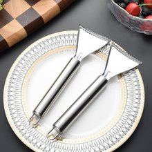 多功能不锈钢鱼鳞刨 家用厨房刮鱼鳞神器 手动去鱼鳞工具高效