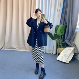 大码连衣裙;旗袍;大码休闲套装