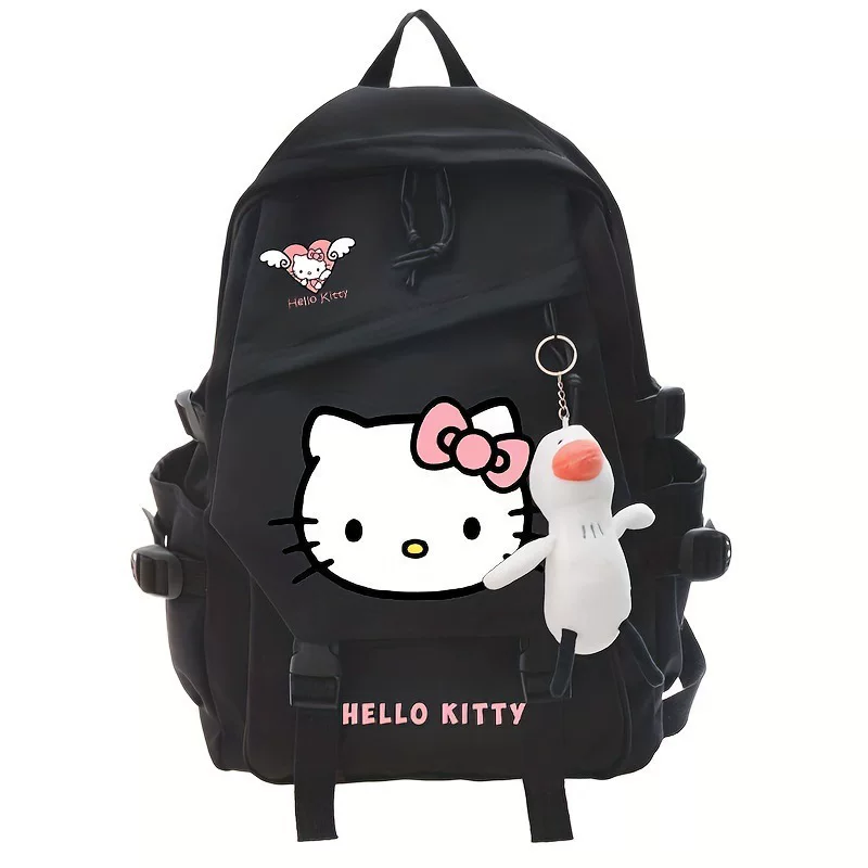 Hello Kitty, рюкзак, милая сумка через плечо, для средней школы