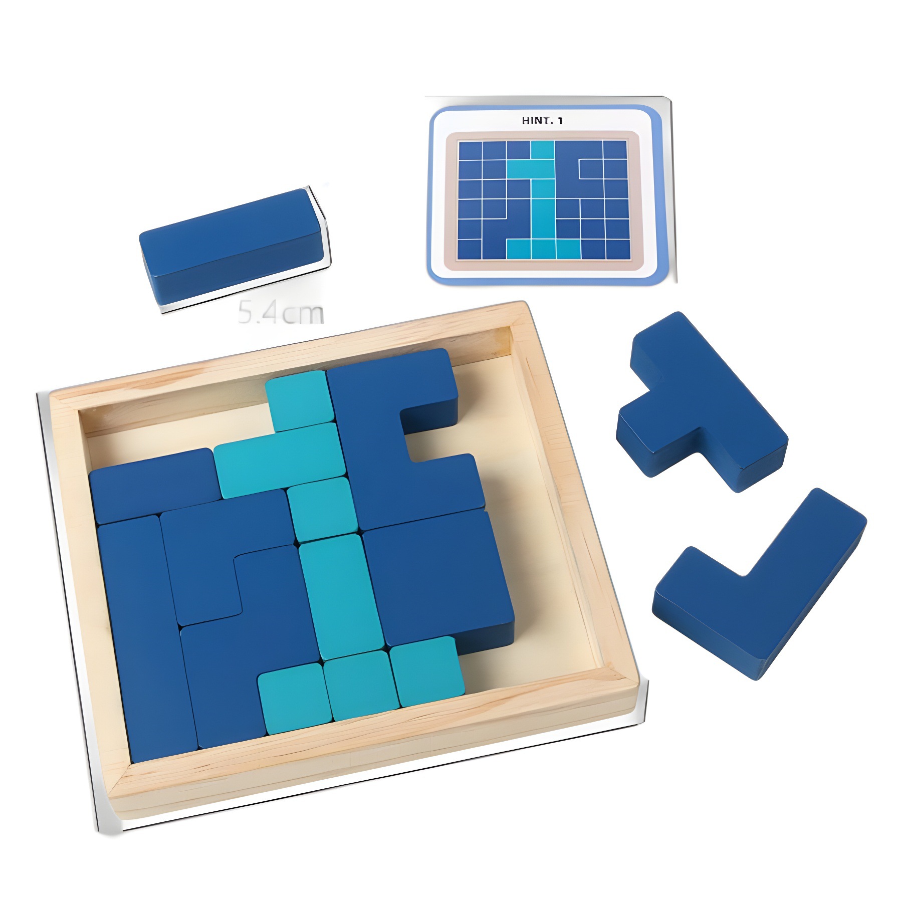 Niños de madera puzzle creativo desafío de pensamiento entrenamiento lógico pieza de pieza de bloques juegos de mesa juguetes al por mayor