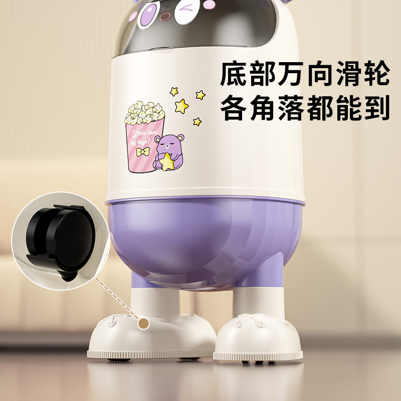 垃圾桶家用2025新款客厅轻奢高档翻盖大容量厨房卧室卫生间高颜值|undefined