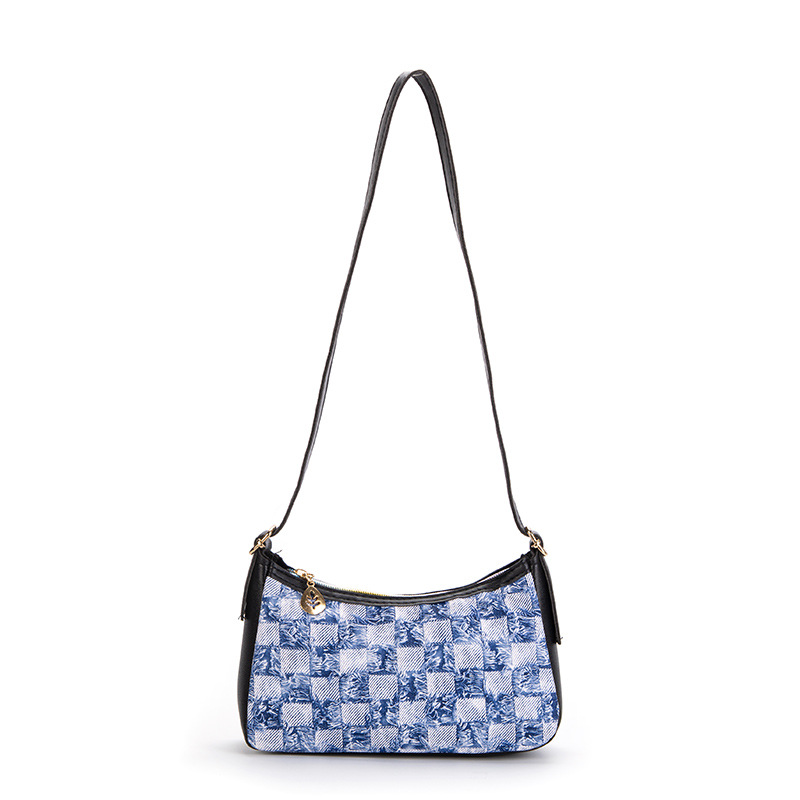 Bolsa de mezclilla azul para mujer 2023 bolsas bolsa de axilas del todo fósforo de las mujeres bolsa de hombro al por mayor bolsa de hombro de estilo coreano Bolsa De mujer