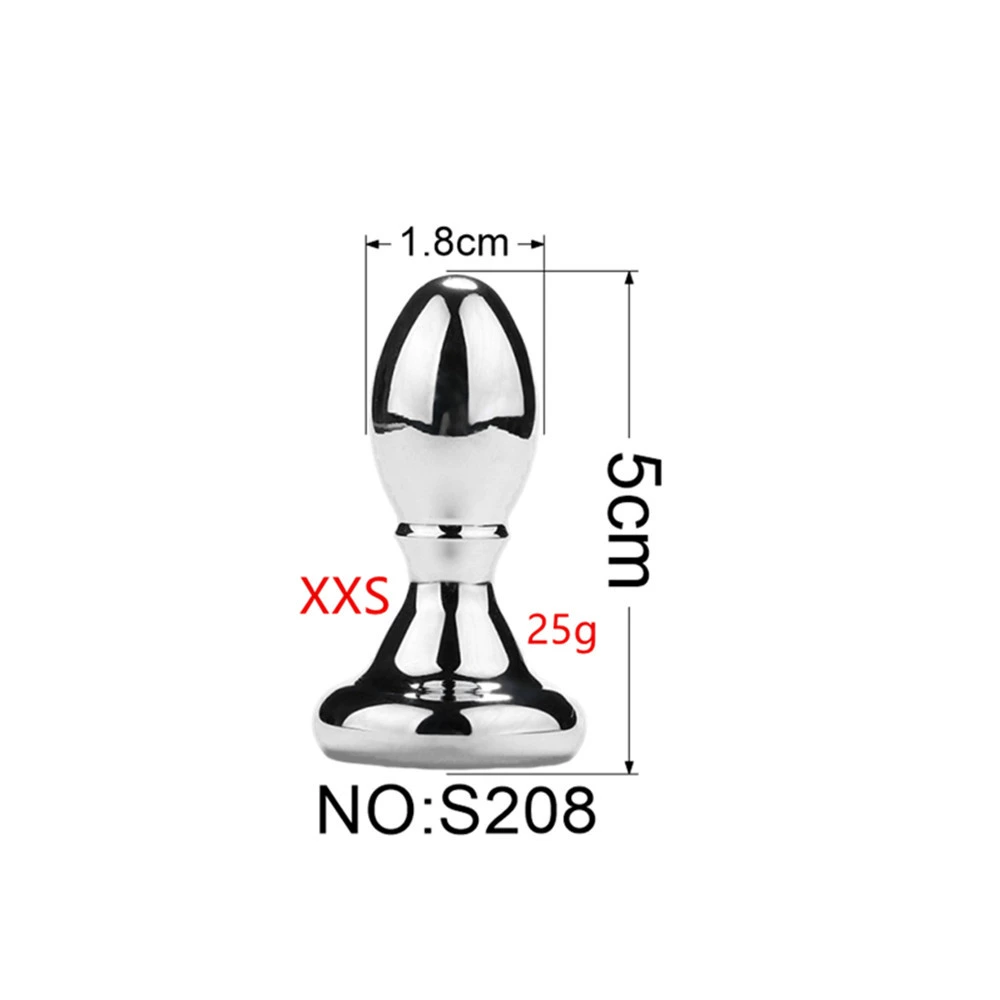Detachable Anal Plug Heads, Silicone & Metal Options, Multiple Shapes and Sizes