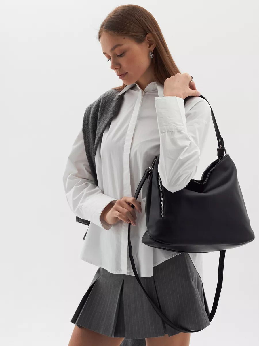 Women's Shoulder Bag Large Capacity Versatile Bucket Bag Classic_voghion.com